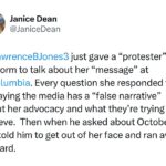 Janice Dean Instagram - What a joke. These people have zero clue. Good for @lawrencebjones3