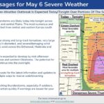 Janice Dean Instagram – From the storm prediction center: “A dangerous outbreak of severe thunderstorms is expected this afternoon into tonight across parts of central/eastern KS and much of OK. Multiple strong, long-track tornadoes, very large hail (2-4 inch) and damaging gusts to 80 mph are all possible this afternoon into tonight.”