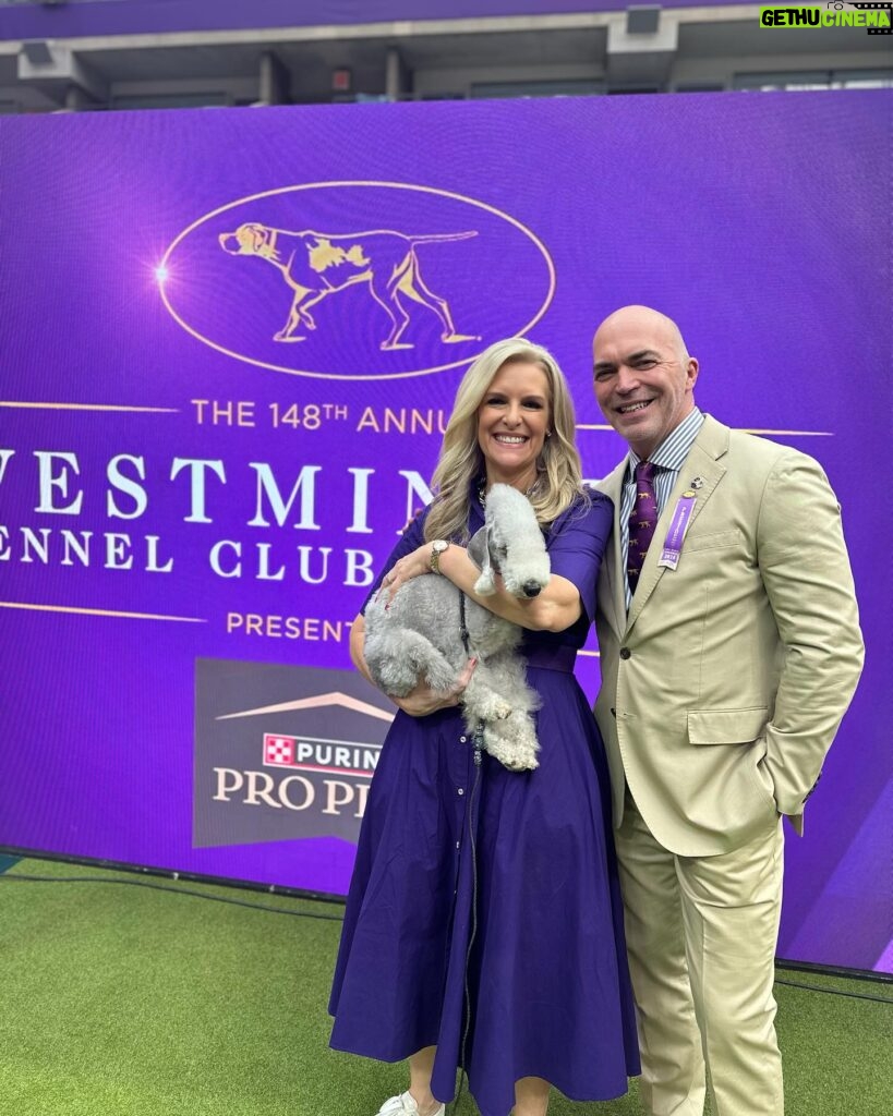 Janice Dean Instagram - Thanks to the president of @westminsterkennelclub ‬⁩ @drdonsbk for making time for us today despite a crazy schedule. Grateful for your kindness and love of all dogs (including Lola!) 💜🐾