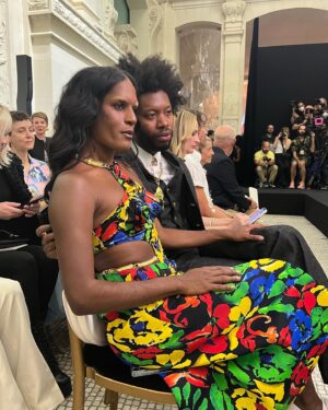 Janicza Bravo Instagram - Because timeliness has always been my strong suit. Monday, Monday was all I hoped it would be. Where @danielroseberry leads, I will follow. Friend of the house, @schiaparelli