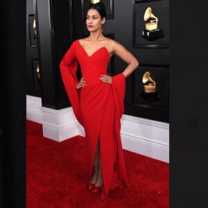 Janina Gavankar Instagram - Another photo in red to balance out this row..
Edit: damnit! I should’ve done a white border.
