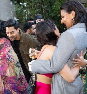 Janina Gavankar Instagram - There was a gathering to celebrate the many South Asian artists that made this year’s Oscar nominated films. Though it was the first of its kind, it didn’t feel like “a moment”, it felt like part of the sustainable crescendo that the Desi community is making.
And as you can see from these pics, the love I have for these people is BIG. 💓