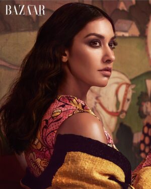 Janina Gavankar Instagram - @BazaarIndia #DecemberIssue ⠀
(More to come!)⠀
⠀
All clothes, shoes, and bags: @gucci ⠀
Editor : @nonitakalra ⠀
Fashion Director: @edwardlalrempuia ⠀
Creative Director: @yurreipem⠀
Photographer : @andrewyee_photo⠀
Hair : @amberduarte⠀
Make-up : @samuelpaulmakeup⠀
Location : @losangelestheatre.la ⠀
#bazaarindia #decemberissue #BazaarDecember"