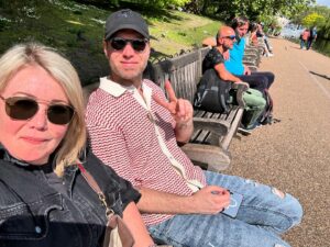 Jann Arden Instagram - Me and Chris have walked almost 50ty miles these past four days! @chrismanages