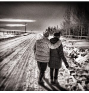 Jann Arden Instagram - Me and mom #jannsroad