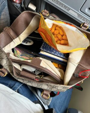 Jann Arden Instagram - Thought you'd appreciate the inside of my bag. Thank you for this most amazing and generous gift  @arlenedickinson I use this all the time!