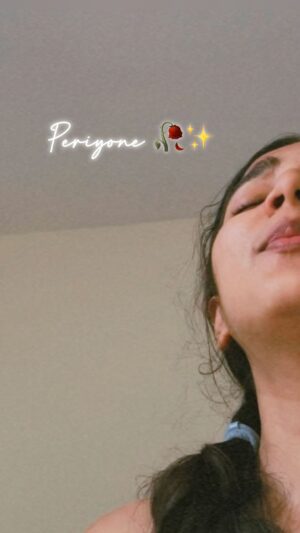 Janvi Byju Instagram - Periyone 🥀✨
~ Posted this song in my story and got a lot of requests to share it as a reel. So here it is ☺️
Thanks for the love! ♥️

#periyone #periyonerahmane #aadujeevitham #thegoatlife