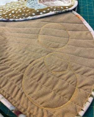 Jasika Nicole Instagram - I made the #mothwingcapelet by @minimalistmachinist last November and it was the *perfect* project to reignite my connection to sewing after taking a little hiatus. I’ve never made a pattern quite like it before- the instructions were sparse which was a little uncomfortable for me initially, but I think that was part of the magic- it gives you so much room to experiment and explore and make the wings super unique to you. Everything I used was from my stash and remnants of other projects except for the multi colored pieces on the front, which was actually a carpet sample I found at @remainders_creative_reuse . Wasn’t sure what inspired me to buy it but of course I’m so glad I did because when I ran out of the faux suede for the main body of the wing it allowed me to be inventive and create a more dynamic palette! The faux suede was leftover from throw pillows, the furry leather a bucket bag, the snakeskin-like leather is from a pair of shoes, the gold is what I used for my buddy Quinn’s Xmas gift, and the silk velvet is from the cris woods envelope dress I made last year. I am still stunned at the silhouette of this- from the side it really looks like moth wings at rest! What a fun project from a super talented, generous and out-of-the-box maker who is always contributing to the community in cool ways ❤️ I would suggest this project for intermediate makers and beginners with a knowledgeable buddy to talk them through any tricky parts (experiential know-how is important for this pattern as she doesn’t hold your hand through it, but my partner, a very beginner sewist, made a gorgeous pair with my help). Congrats, Rachael ❤️❤️❤️