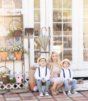 Jasmine Arteaga Sorge Instagram - Just a little mama and her boys. Had so much fun joining these cuties on this photo shoot! Capturing these memories are super special to me. You know I love to get things done early!! 🐣🐰❤️Thank you to @colossians323photography for always making us smile 😉 #easter #photography #bookingnow