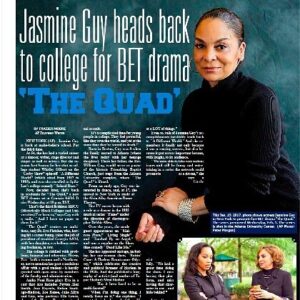 Jasmine Guy Instagram - Great interview w @atlvoice. You are a staple news publication for #atlanta and i will always support you #thequadbet