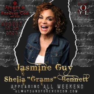 Jasmine Guy Instagram - Hey y'all,

Come see me at the first-ever ALWAYS & FOREVER CON in August. Beaurtiful downtown Conyers, Georgia where we filmed Vampire Diaries.