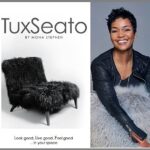 Jasmine Guy Instagram - Proud of my girl interior designer @iammonastephen just launched her furniture line #TuxSeato #mongolianhair #accentchairs www.monastephen.com