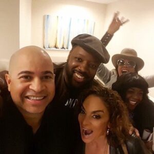 Jasmine Guy Instagram - Having a blast on  @iamsteveharveytv set with the ADW gang! @darrylmbell @kadeemhardison @iamcreesummer @charnelebrown #backtogether #adifferentworld