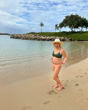 Jasmine Roth Instagram - Day 1 in paradise! ☀️☀️ What’s your favorite way to relax and recharge?  The first day of vacation for me is usually about sitting my butt in a chair and moving the least amount possible.  Ha!  And catching up on emails, texts, and making sure I’m all set to truly “unplug” for the rest of vacation. 🙅🏼‍♀️👩🏼‍💻

I know the option to step away with my family like this is such a privilege and because of that I don’t take a moment of our time together for granted.  I also know it’s just a matter of time until @hazelrothofficial wants to hang with friends, wear non-matching clothes, and do her own thing.  And that’s ok too.  But for right now, I’m cherishing every mom moment with my sweet girl. (And I’m sure @brettrothofficial would also like to hang with friends, wear non-matching clothes, and do his own thing but…NO WAY!  He’s stuck with me. 😂)

#BuildYourHappy #MyWholeHeart #RothFamilyStory