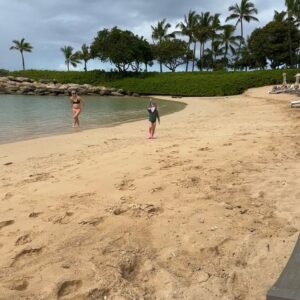 Jasmine Roth Instagram - Day 1 in paradise! ☀️☀️ What’s your favorite way to relax and recharge?  The first day of vacation for me is usually about sitting my butt in a chair and moving the least amount possible.  Ha!  And catching up on emails, texts, and making sure I’m all set to truly “unplug” for the rest of vacation. 🙅🏼‍♀️👩🏼‍💻

I know the option to step away with my family like this is such a privilege and because of that I don’t take a moment of our time together for granted.  I also know it’s just a matter of time until @hazelrothofficial wants to hang with friends, wear non-matching clothes, and do her own thing.  And that’s ok too.  But for right now, I’m cherishing every mom moment with my sweet girl. (And I’m sure @brettrothofficial would also like to hang with friends, wear non-matching clothes, and do his own thing but…NO WAY!  He’s stuck with me. 😂)

#BuildYourHappy #MyWholeHeart #RothFamilyStory