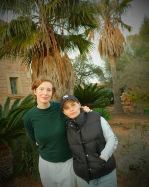 Jasna Fritzi Bauer Instagram - Tatort Palma 🤝🏻❤️ #tatortbremen #luisewolfram #palma