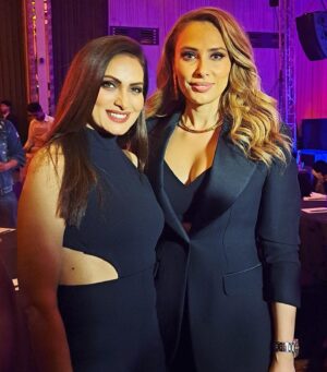 Jaswinder Gardner Instagram - WOMEN IN BLACK 🥰😜
Met this beautiful woman @vanturiulia at the launch of #exchange4talent @exchange4talent @tajlandsend 

#jaswindergardner #actor #celebrity #bollywood #brandambassador #fridayevening