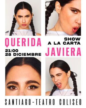 Javiera Mena Instagram - Esperando el día de volver a encontrarnos en Santiago este 28 de diciembre en el @coliseosantiago . Estoy muy contenta con todo el cariño que siento al leer sus peticiones de canciones para este especial concierto a la carta 🥹 ✍🏼 
Van quedando pocos tickets, así que no se duerman y vayan a @puntoticket!
Si no aún no me mandan sus canciones para el setlist de "Querida Javiera"  les dejo el formulario en el link de mi Bio…

 Les deseo lo mejor siempre 
 Javiera 🪷