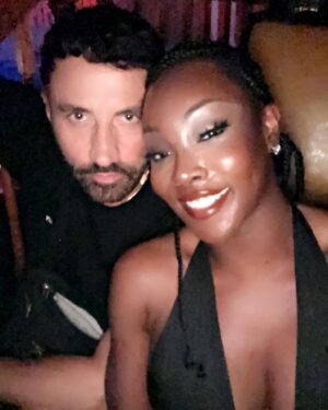 Jazelle Barbie Royale Instagram - Hanging out last iight with the one and only legendary fashion mogul riccardo tisci so much in store for the The Impeccable Haus of Tisci presents “MEDIA MAYHEM” ball