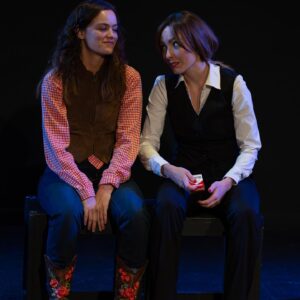 Jazlyn Nicolette Sward Instagram - My DEBUT PLAY as Sally Darby in Snow Leopards (!!!!!!) In all my life I have never experienced such genuine excitement. 

I grew up on stage, it was often the only place I felt at home. Although, I grew up on stage I managed to never do a play. Funny how the opportunity hadn’t presented itself til now.

When McKensie came to me a few months ago with this play, I have never met a character more perfect for me. We spent months in rehearsals laughing, crying, screaming FEEEELLINNNGG! Not only is she the most gracious & supportive actress but a wickedly talented director & producer. What a honor it has been to share the stage with you @kensielane. 

Please come by & support, we have one more show but they are selling fast. & a HUGE thank you to everyone who has already shown their support thus far!
