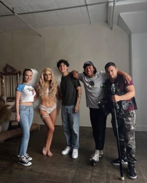 Jazlyn Nicolette Sward Instagram - some bts from Fallen Angel! 

I manifested this film on the floor of my room
after a social interaction that left me feeling empty. I called a friend @official_averi_white the day before the shoot bc I knew I couldn’t put any more on my plate & she was there on set the next day no questions asked. I sat with my mentor for hours trying to make sure I worded this poem so precisely so that my true authentic self could be expressed freely. I burned myself countless times trying to make this wardobe by myself out of random thifted finds. I got to connect with such a talented DP @serrvillasano that took everything that I said/wanted and made it better than I ever could’ve imagined. I sat with this footage for maybe six months bc I didn’t believe in my skills as a editor & wasn’t ready for the world to see it. 

All the work that goes on behind the scenes is just as important if not more important than the Final Cut. This film wouldn’t have been possible without this exceptional crew.
