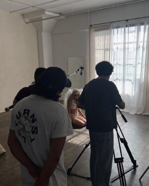 Jazlyn Nicolette Sward Instagram - some bts from Fallen Angel! 

I manifested this film on the floor of my room
after a social interaction that left me feeling empty. I called a friend @official_averi_white the day before the shoot bc I knew I couldn’t put any more on my plate & she was there on set the next day no questions asked. I sat with my mentor for hours trying to make sure I worded this poem so precisely so that my true authentic self could be expressed freely. I burned myself countless times trying to make this wardobe by myself out of random thifted finds. I got to connect with such a talented DP @serrvillasano that took everything that I said/wanted and made it better than I ever could’ve imagined. I sat with this footage for maybe six months bc I didn’t believe in my skills as a editor & wasn’t ready for the world to see it. 

All the work that goes on behind the scenes is just as important if not more important than the Final Cut. This film wouldn’t have been possible without this exceptional crew.