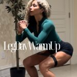 Jazmin Johnson Instagram – Optimize your leg day by warming up! So underrated, save this post so you can incorporate this into your routine! Thanks @brookehazard_fitspo  this has been so helpful in my workouts. I’ve been able to get better range of motion and mind   muscle connection 💪🏽 

WHAT I DO TO WARM UP 👇🏻 

Place a resistance band that feels challenging about 2-4 inches above the knees. I’m using “extra heavy”

1. 10 reps to the left of lateral squat
2. 10 reps to the right of lateral squat
3. 10 reps Single leg pulse to left in squat position 
4. 10 reps Single leg pulse to left in squat position 
5. 10 reps outward pulses with both legs

Be sure to be intentional with each rep, touch the glutes to get them activated as you do this. Remember, MIND   MUSCLE connection is the goal 🥅 
#fitness #warmup #legday #workout #sunday #gymootd #npcbikini