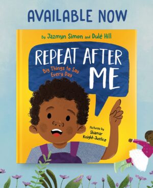 Jazmyn Simon Instagram - 💫Book Birthday Alert💫 
Today is a very special day in the Hill House as REPEAT AFTER ME: Big Things to Say Everyday is OUT! This book has a very special place in our heart! Like most things, it was inspired by our children. Our hope is that at least one child can walk forward boldly knowing the truth about who and what they are! We hope you love it as much as we loved writing it. Pick up a copy TODAY! #LinkInBio #RepeatAfterMe #HappyBookBirthday