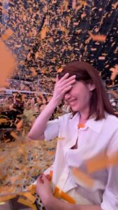 Jeanette Aw Instagram - I don’t think I’ve ever been to any concert that used this much confetti. It was a confetti avalanche and I gave up trying to clear those that fell on me.