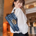 Jeanette Aw Instagram - Feeling chic with my Denim Dior Oblique. #Dior #DiorFall24