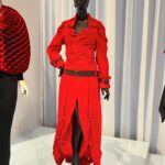 Jen Gunter Instagram - We went to the “Fashioning San Francisco” exhibit at the @deyoungmuseum and here are some of my favorite outfits. The first two images are the Junon dress (Dior), and it is breathtaking. I also loved the red, pirate-esque dress, which I think was Comme des Garçons and the tea length black dress with the stunning pleats (also a Dior). I was left feeling a bit like Mrs. Harris…oh to have a Dior gown. The skills required to produce some (likely all) of these outfits are something to behold. For the purple pleated dress at the end it took 7 yards of fabric to make one yard of pleated fabric! The shoe exhibit was a disappointment. Maybe 9 or 10 pairs of shoes! Sigh.