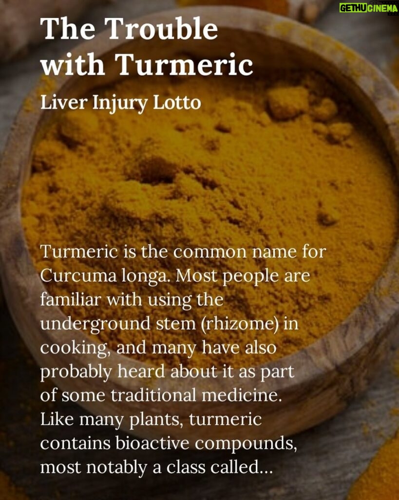 Jen Gunter Instagram - I wrote about all the problems with turmeric and curcumin for my latest post for The Vajenda and how novelty data recommends it for anything in menopause. Special thanks to @kcklatt for fielding my questions! Did you know that despite more than $150 million in NIH funds we still don’t have good data supporting a formulation that does anything? One of the biggest researchers into turmeric/curcumin has had 30 papers retracted for scientific misconduct and many more are in question. Also, many papers on turmeric/curcumin come from paper mills. There are now turmeric and curcumin supplements that are formulated to improve absorption/bioavailability, but we have little data about their safety and efficacy and many countries have reported liver injury from these products. Despite the lack of quality data supporting its use, the global turmeric/curcumin market is $70 million a year and is estimated to be $112.5 million in 2025. It really does seem that turmeric is the golden spice! It’s no wonder doctors sell it. As I showed you in a previous piece, one just has to sell 8333 bottles at $35 each to net $195k. Women deserve science, not this kind of dismal data. It’s enraging to think supplement companies don’t have up do any research because the NIH will find these studies. And did you know people writing articles on turmeric and curcumin still reference the researcher who has all those retractions? It’s maddening.