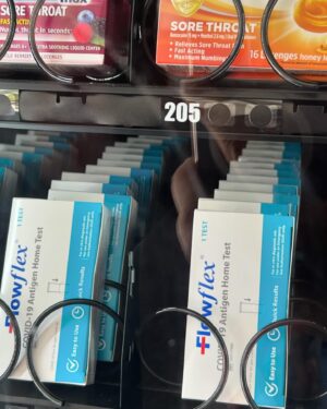 Jen Gunter Instagram - Love this pharmacy vending machine at USC! No GYNO crap to be found! 

Instead, birth control pills, plan B, condoms, tampons, COVID tests, and hydrocortisone (the thing to use in a pinch for a bad vulvar itch instead of Vagisil, the devil’s own sav. (Vagisil has benzocaine and this can cause allergic reactions and irritation. And we hate Vagisil because of they are a massive part of the feminine hygiene industry invested in the messaging that women smell).