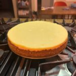 Jen Gunter Instagram – It was a day of baking! Cheesecake with strawberry sauce. No cracks in the cheesecake!!!! 

Also a @sallysbakeblog recipe. I have made it several times and it is soooooo tasty.