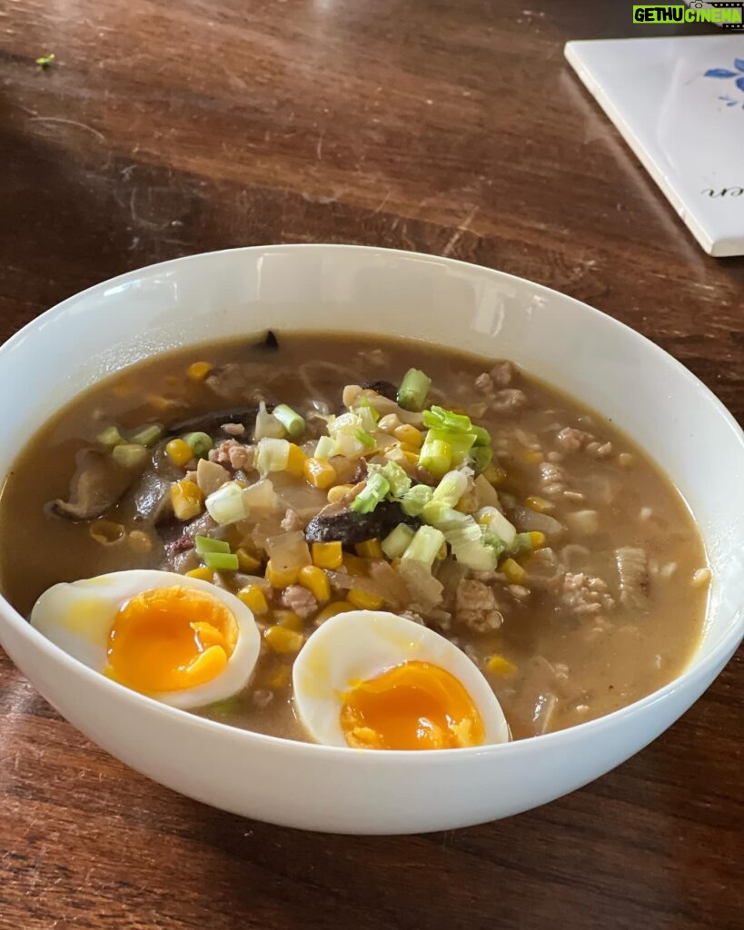 Jen Gunter Instagram - Made chicken ramen for dinner, recipe from @dishingouthealth and yet again, another winner. Also, the soft boiled egg instructions were perfect. The boys loved it. And considering Oliver’s appetite has been off since his heart surgery, seeing him scarf it down was good to see! I made it as is. No notes.