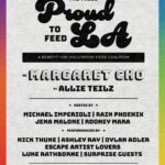 Jena Malone Instagram - 📣 TUESDAY, 5/28 Gift Horse Project presents: “Pre-Pride Proud to Feed LA,” a benefit for HOLLYWOOD FOOD COALITION @littlesecret_la ! Hosted by Michael Imperioli, Rain Phoenix, Jena Malone & Rooney Mara. With live performances by Margaret Cho, Nick Thune, Ashley Ray, Dylan Adler, Luke Rathborne, Escape Artist Lovers surprise guests TBA. DJ set by Allie Teilz Flyer @chris.tucci Event will also feature an auction & vendors! 100% of proceeds benefit Hollywood Food Coalition! If you’re interested in vending, sponsoring, or donating a item to our fundraising auction please contact @gifthorsepro or @cuteanon__ 730 Doors 830 Show 10-late DJ’s/ dance party 21 . Located in Frogtown/Elysian Valley. Event is primarily outdoors. You’ll receive exact address in Fanimal email 48 hrs before event — don’t delete!! PARKING: Rideshare or public transit recommended, but there is also parking all a long 18th & Pasadena.