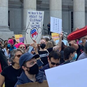 Jenn Lyon Instagram - Some of my favorite signs from yesterday’s @womensmarch @aisfororg @shoutyourabortion @sistersong_woc @prochoiceamerica #nycrallyforabortionjustice #reproductiverights #vulvalarevolucion