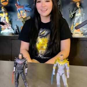 Jenna Frank Instagram - Check out these amazing action figures! They were my Dad’s dream, he always envisioned having an action figure of his own creation, he would be so proud! These are 6inches and are in scale with the Lightning Figures. Pre-order is available now at valaverse.com @thevalaverse @lotwhitedragon @jdfffn @batinthesun