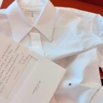 Jenna Elfman Instagram - Thank you @petraflannery! 💓 Ohhhh I love my personalized“JE” classic white @lafayette148ny shirt! 💪🏼 🙌🏼 Gonna wear it ASAP! #LetteredByL148 #lafayette148 #petraflannery #classicwhiteshirt