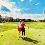 Jenna Laurenzo Instagram - 18 with @aine_like_onya ❤️✨ . . . Starting to come around and love this darn sport @masonscottgolf @fiveirongolf ⛳️ #golf