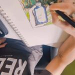 Jenna Laurenzo Instagram - Sunday sip & draw ✍️ . . . Finding colors in the empty spaces ✨ . . . @botanictonics 👉 link in bio for discount code #feelfree #botanictonics