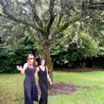 Jenna Laurenzo Instagram - Tried to find the perfect moss covered tree for a date pic 📸@aine_like_onya . . . Met this one 11 years ago today. Happy to celebrate the nuptials of @odwyer.eamon @fitzie1012 on this beautiful Irish day ☘️ ❤️ . . . Thanks for making us laugh @bruto_47 @heydr.jude #wedding #datenight #ireland