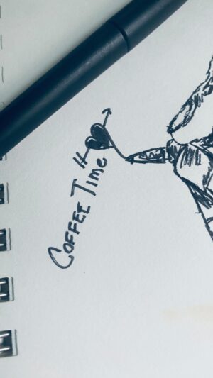 Jenna Laurenzo Instagram - Spending my #coffeetime with a childhood pastime ✍️ ❤️
.
.
.
When I was young, I wanted to work in animation. Somewhere along the way I forgot I loved to draw. It feels good to finally get back to one of my favorite ways to spend time and I’m using it as an excuse to post #GirlNightStand coffee mugs. I’m delighted to figure out how to get them made 😊
.
.
.
If you want a #GirlNightStand coffee mug 👉 link in bio 🎅