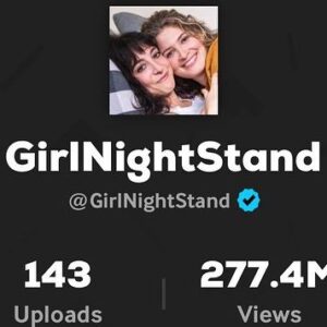 Jenna Laurenzo Instagram - Happy belated National Coming Out Day. It’s magical timing for Girl Night Stand to cross the 22 million mark on YouTube and 277  million on GIPHY ✨❤️ @youtube @giphy 
.
.
.
Link 👉 in bio. Keep falling in love ❤️