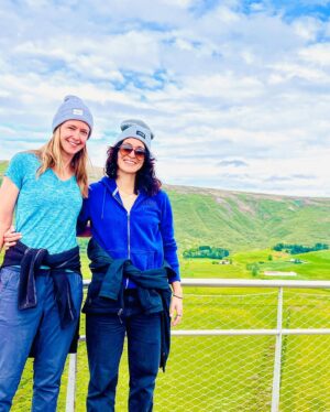 Jenna Laurenzo Instagram - Iceland was a magical trip 🇮🇸 with my favorite person @aine_like_onya ✨ Midnight sun can now be checked off our bucket lists 🌞 🌙 
.
.
.
Iceland bursts with nature, beauty and creativity, and we can’t wait to come back.
.
.
.
#iceland #bluelagoon #travel #icelandtravel #waterfall #wanderlust #midnightsun #hiking #hikingadventures #roadtrip