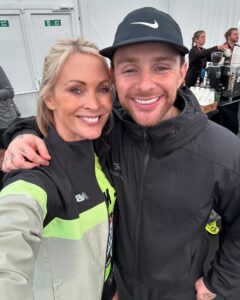 Jenni Falconer Instagram - What a day. 😍 London Marathon day is my favourite day of the year. Even today, when I had an issue with my toes, I still smiled I would say around 90% of the way round. (My toes cut open and were bleeding from mile 9-they really hurt). It may have prevented me getting the time I’d hoped but I was only 30 minutes behind with my walk/run combo. So I am super delighted with the end result. Thank you to everyone that called my name and cheered me on….you made a difference. The crowds get better and better every single year. Today was also a perfect marathon day-not too hot, blue skies, the sun was shining. ☀️ I couldn’t fault anything apart from perhaps sadly my trainers needed to be bigger. I will not make that mistake again. Well done to everyone who took on the 26.2 mile run and congratulations if you also crossed that finish line. What a special club that was today. I am incredibly proud to have been a part of it. Thank you @londonmarathon for putting on such an immense event. Now who’s going in the ballot for next year? 💙 #londonmarathon #marathon2024 #london