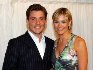 Jenni Falconer Instagram - End of an era. 😍

Back in 2000, @benshephardofficial and I were both signed up as presenters of ‘Entertainment Today’, a Friday morning segment of GMTV, crammed with music, movie and TV news. 

There are so many memories to share so in honour of Ben moving on to his next chapter, at This Morning, I thought I’d share some of those earlier GMTV moments. 

Good luck Benny boy. Enjoy the lie in. 💙