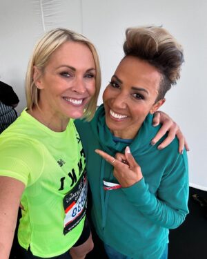 Jenni Falconer Instagram - What a day. 😍

London Marathon day is my favourite day of the year. 
Even today, when I had an issue with my toes, I still smiled I would say around 90% of the way round. (My toes cut open and were bleeding from mile 9-they really hurt). 

It may have prevented me getting the time I’d hoped but I was only 30 minutes behind with my walk/run combo. So I am super delighted with the end result. 

Thank you to everyone that called my name and cheered me on….you made a difference. The crowds get better and better every single year. Today was also a perfect marathon day-not too hot, blue skies, the sun was shining. ☀️ 

I couldn’t fault anything apart from perhaps sadly my trainers needed to be bigger. I will not make that mistake again. 

Well done to everyone who took on the 26.2 mile run and congratulations if you also crossed that finish line. What a special club that was today. I am incredibly proud to have been a part of it. 

Thank you @londonmarathon for putting on such an immense event. 

Now who’s going in the ballot for next year? 💙

#londonmarathon #marathon2024 #london