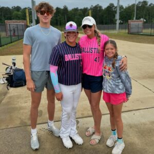 Jennie Finch Instagram - My most favorite and cherished title is Mom! Happy Mother’s Day to all who have nurtured, loved, raised, help raised, poured out for others. We couldn’t be more thankful for our amazing moms & grandmothers who have loved us so well and have been beautiful examples to us. 🙏🏽🫶🏽

Another Mother’s Day spent at the fields and I wouldn’t want it any other way! Im just so thankful we got to spend this wkd together because we usually are divided up. ⚾️🥎🩷