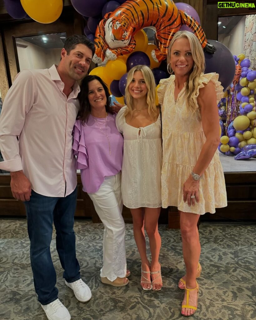 Jennie Finch Instagram - So incredibly proud of our precious niece, Alexa Faith! 🎓👏🏽We are SO excited for her future has an LSU Tiger! 🐯💜 Keep shining and smiling sweet girl! We can’t wait to see all that God has for you! We had a blast celebrating all that you have accomplished and most of all- who you are! 🙏🏽🩷🎓